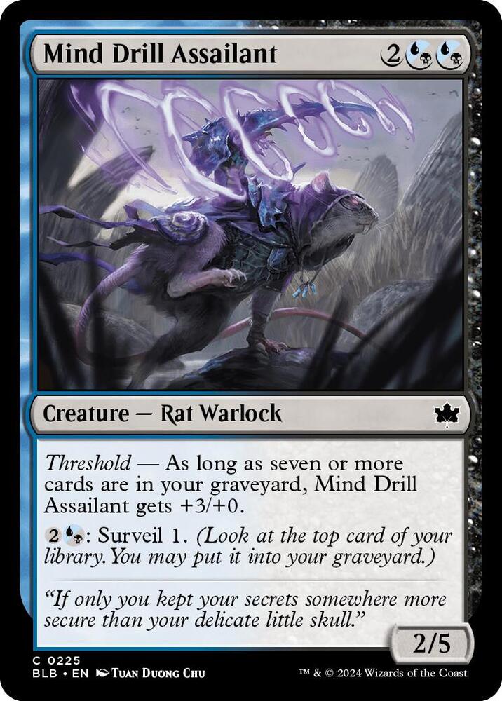 Mind Drill Assailant [Bloomburrow] 225