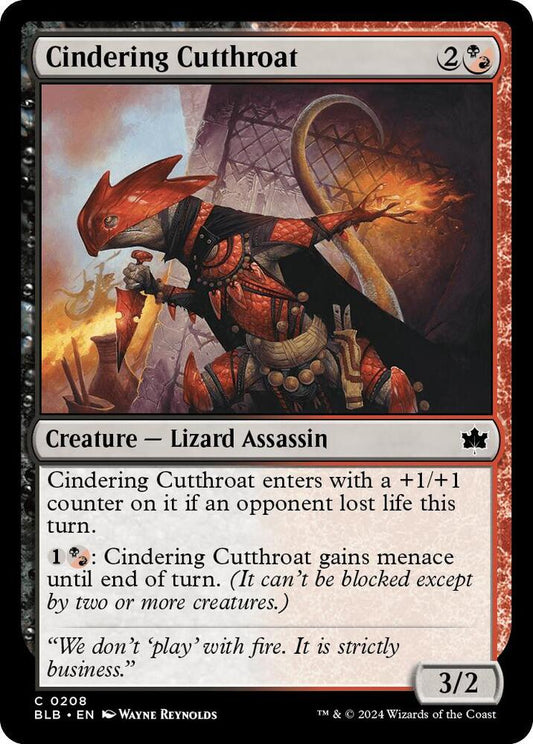 Cindering Cutthroat [Bloomburrow] 208