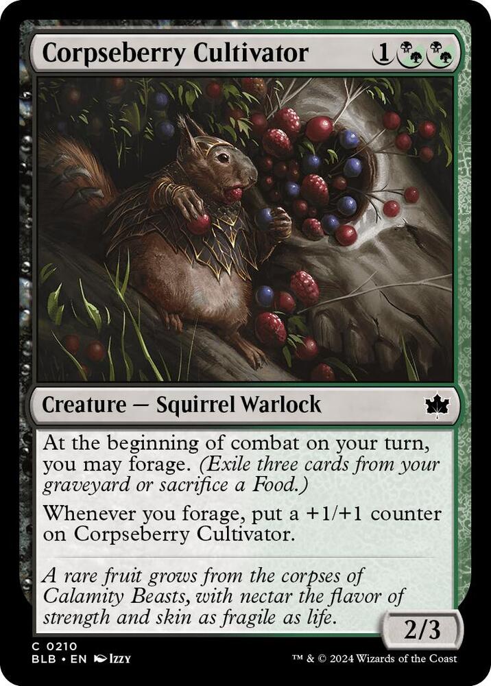 Corpseberry Cultivator [Bloomburrow] 210