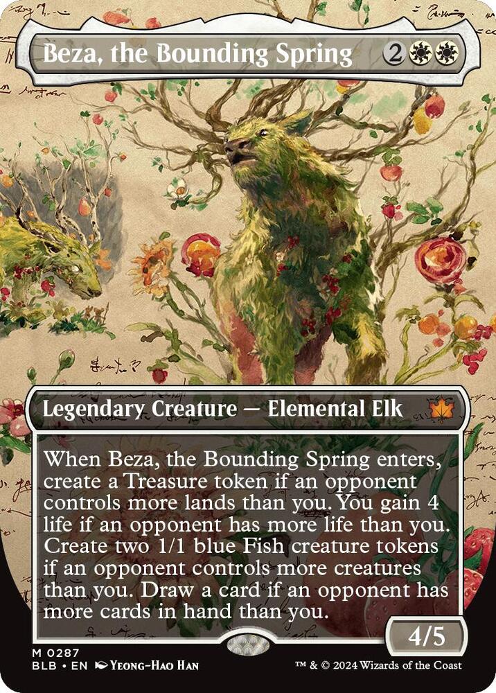 Beza, the Bounding Spring (Borderless) [Bloomburrow] 287