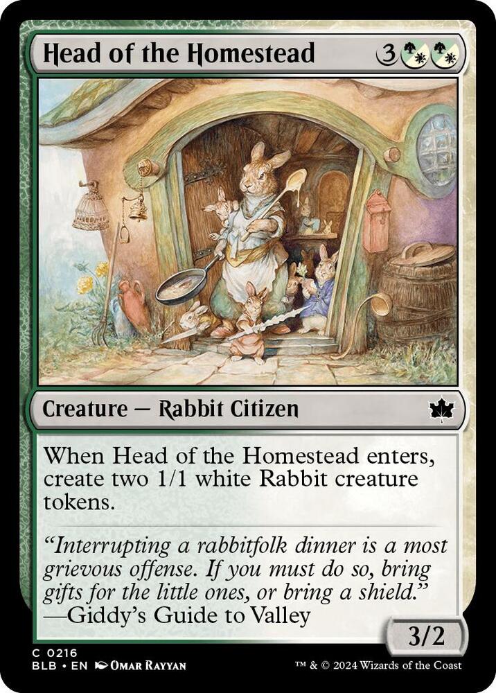 Head of the Homestead [Bloomburrow] 216