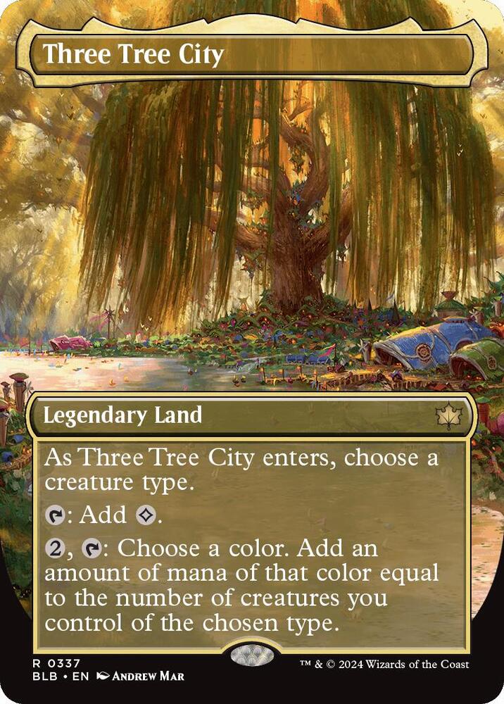 Three Tree City (Borderless) (0337) [Bloomburrow] 337