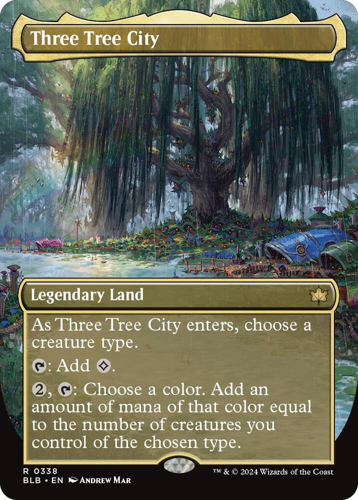 Three Tree City (Borderless) (0338) [Bloomburrow] 338