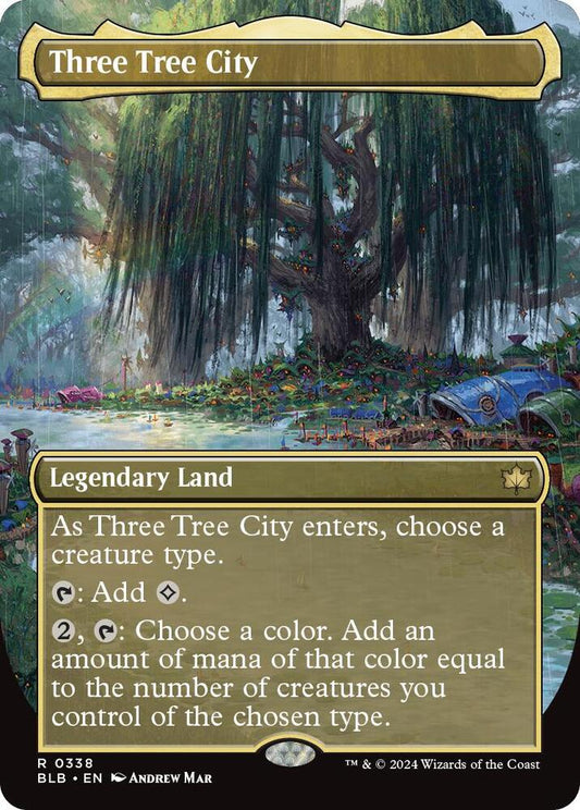 Three Tree City (Borderless) (0338) [Bloomburrow] 338