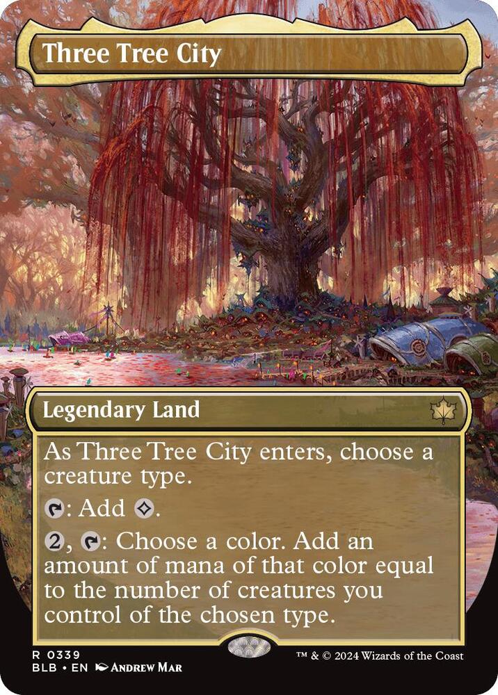 Three Tree City (Borderless) (0339) [Bloomburrow] 339