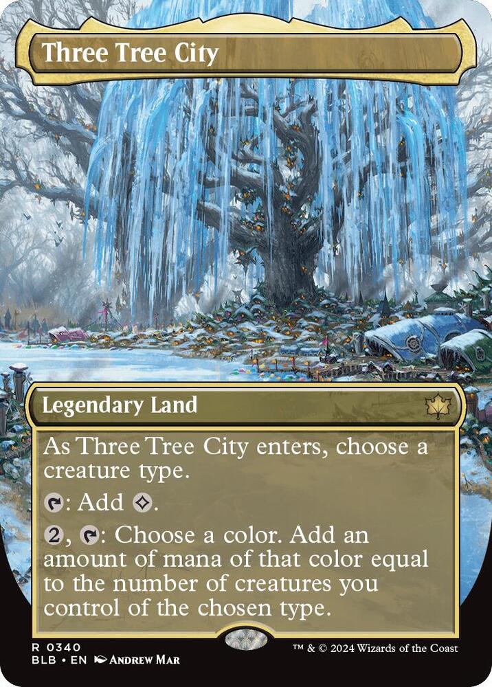 Three Tree City (Borderless) (0340) [Bloomburrow] 340