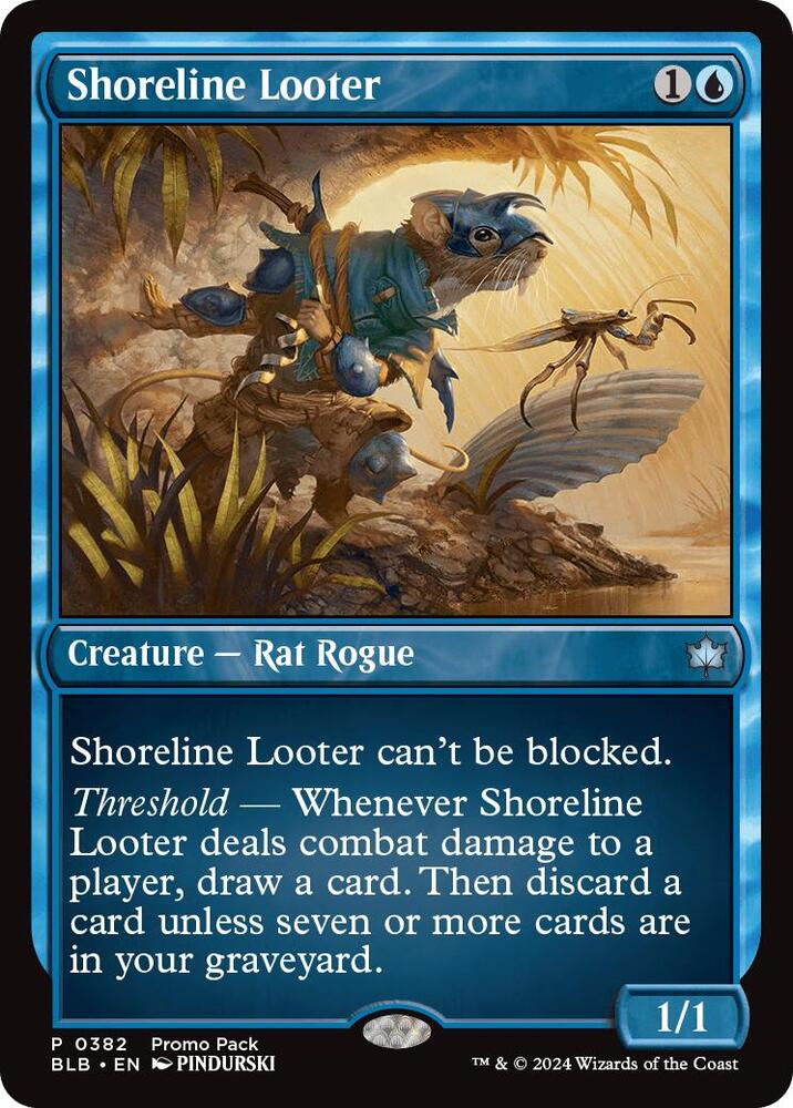 Shoreline Looter [Promo Pack: Bloomburrow] 382