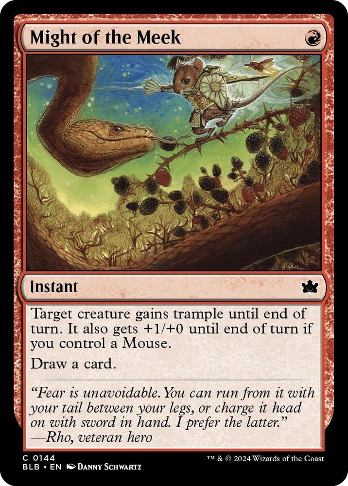 Might of the Meek [Bloomburrow] 144