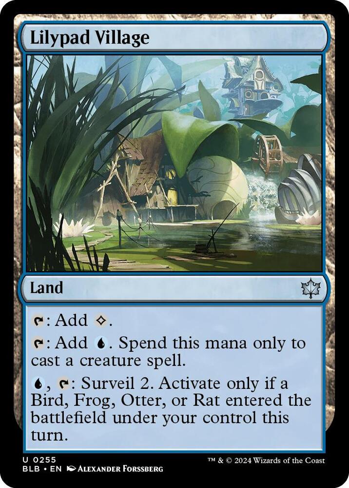 Lilypad Village [Bloomburrow] 255