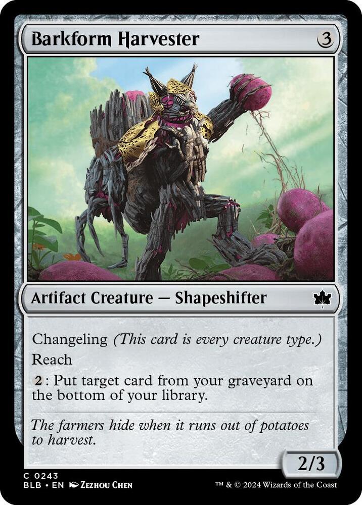 Barkform Harvester [Bloomburrow] 243