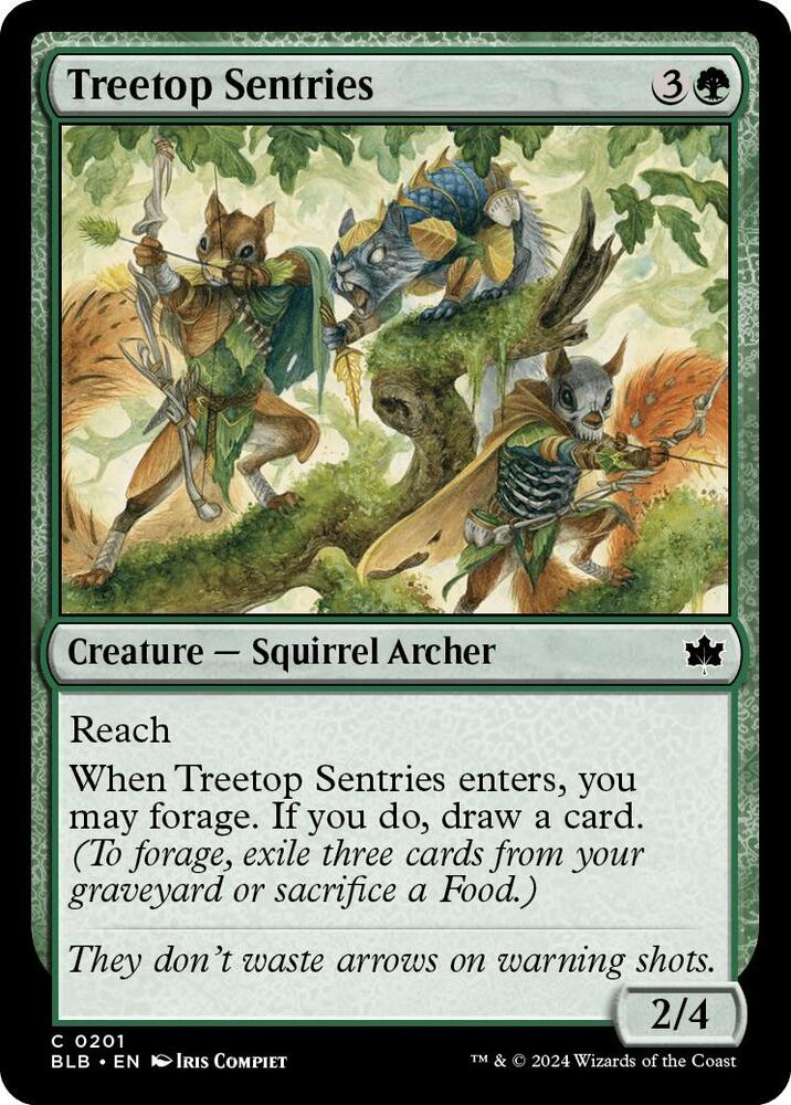 Treetop Sentries [Bloomburrow] 201
