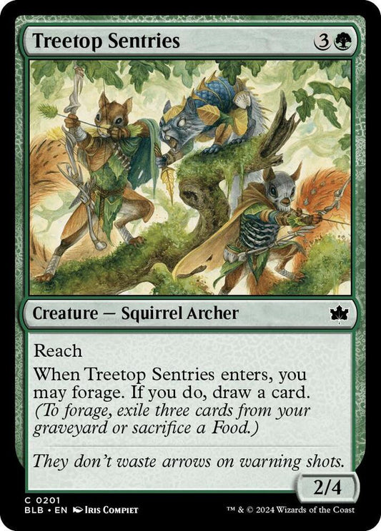 Treetop Sentries [Bloomburrow] 201