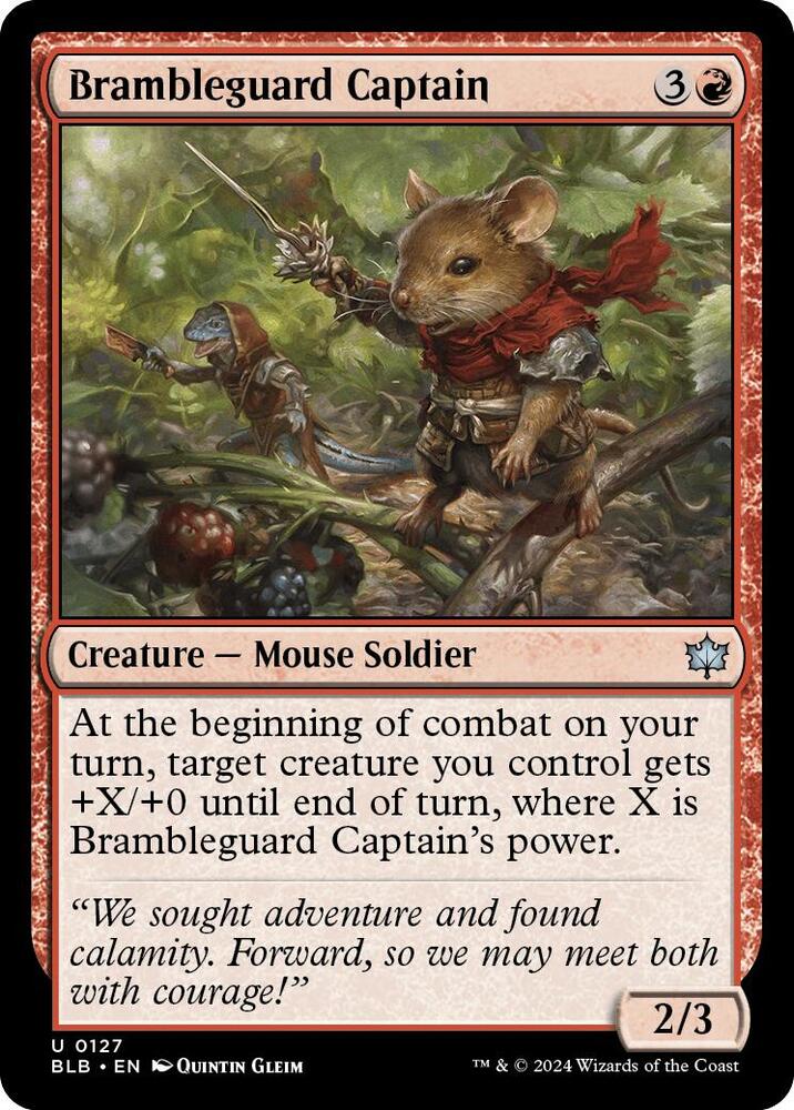 Brambleguard Captain [Bloomburrow] 127