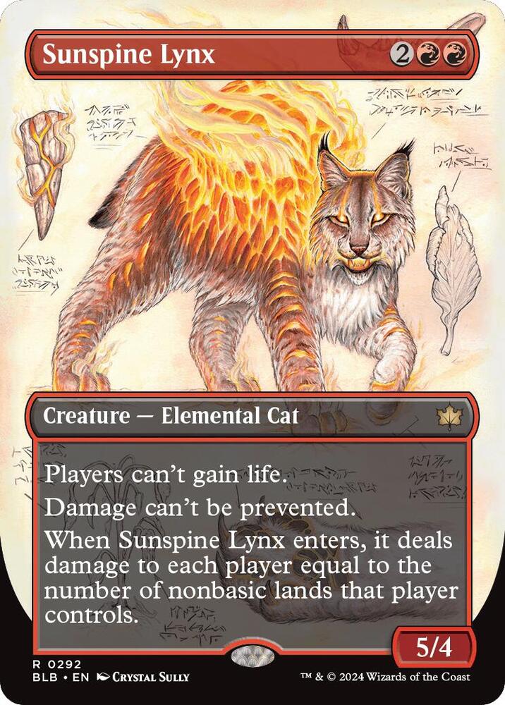 Sunspine Lynx (Borderless) [Bloomburrow] 292
