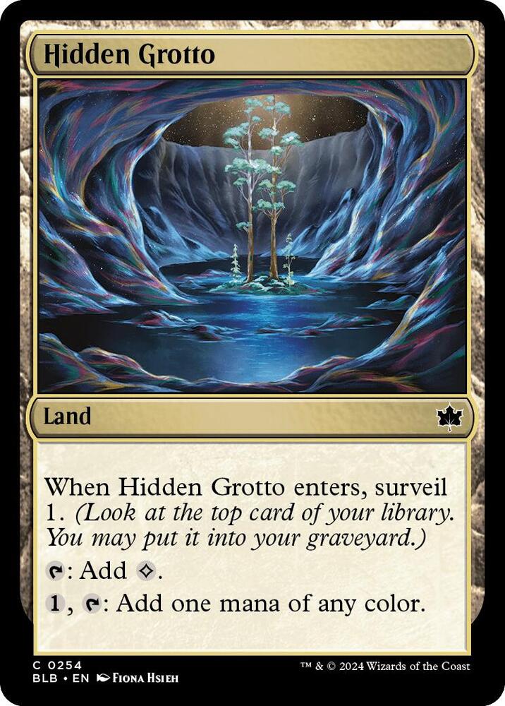 Hidden Grotto [Bloomburrow] 254