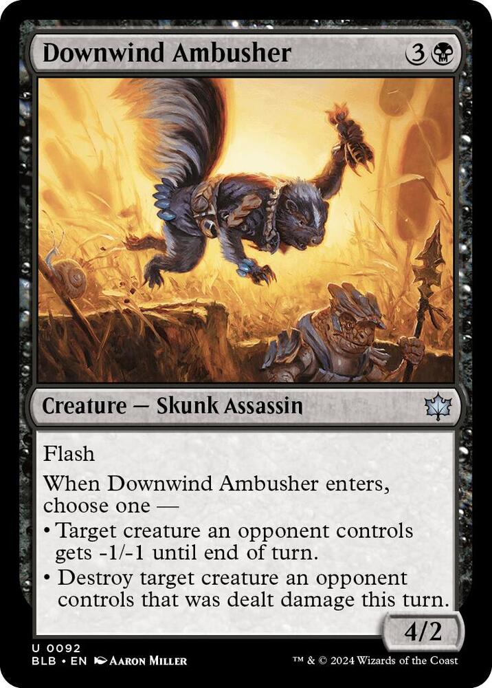 Downwind Ambusher [Bloomburrow] 92