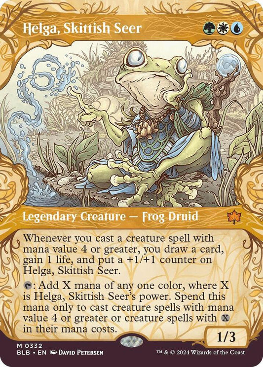 Helga, Skittish Seer (Showcase) [Bloomburrow] 332