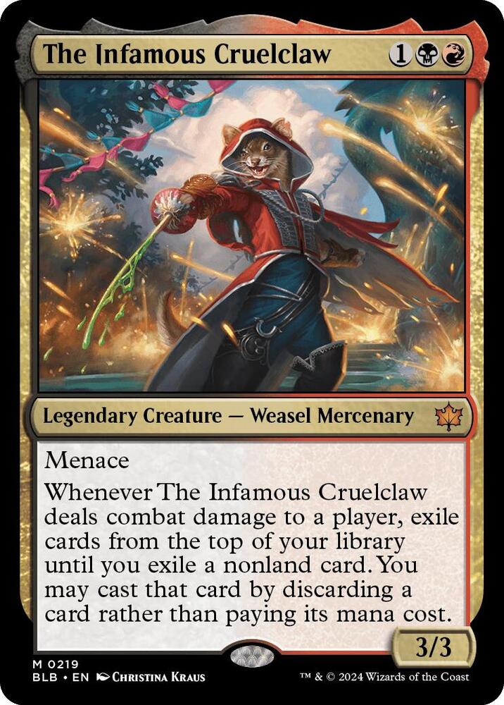 The Infamous Cruelclaw [Bloomburrow] 219