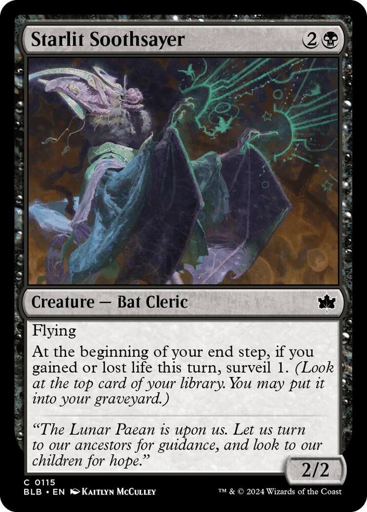 Starlit Soothsayer [Bloomburrow] 115