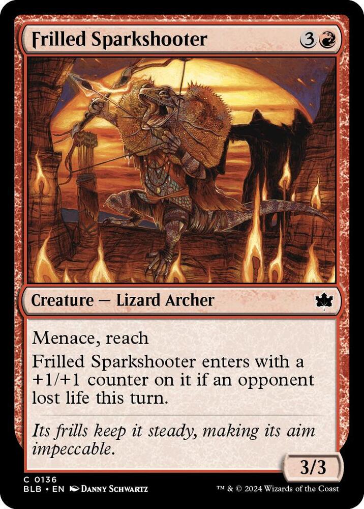 Frilled Sparkshooter [Bloomburrow] 136