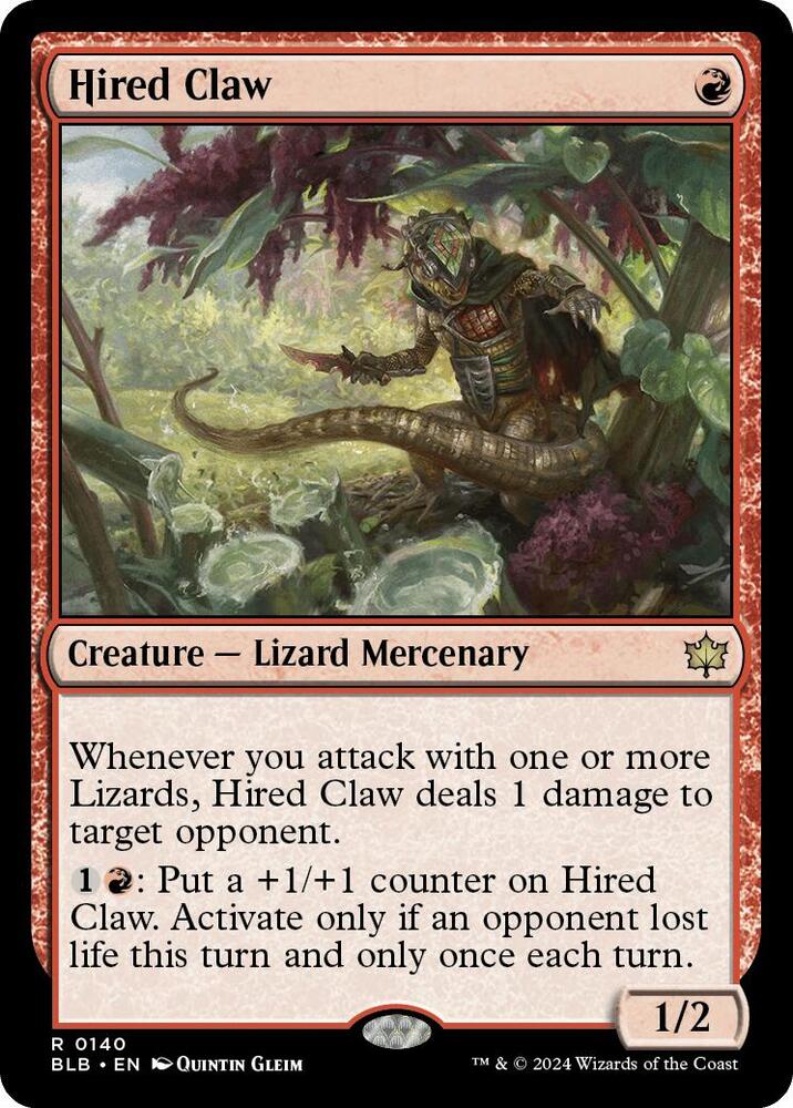 Hired Claw [Bloomburrow] 140