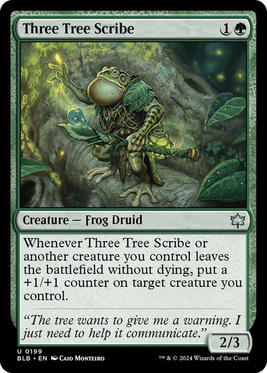 Three Tree Scribe [Bloomburrow] 199