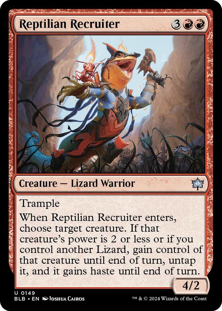 Reptilian Recruiter [Bloomburrow] 149
