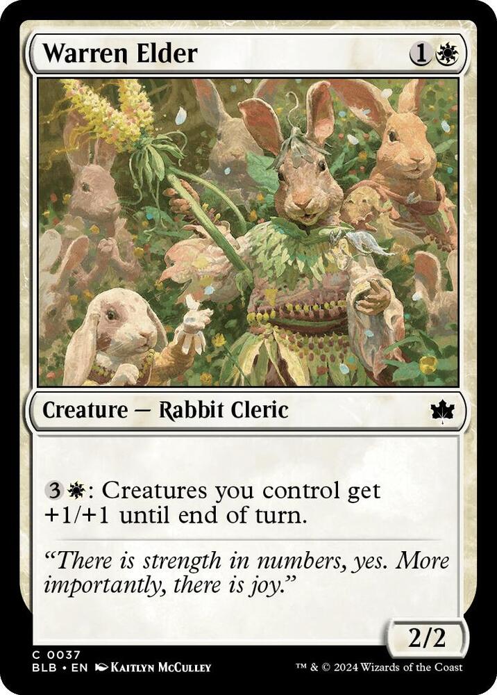 Warren Elder [Bloomburrow] 37