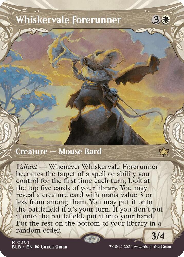 Whiskervale Forerunner (Showcase) [Bloomburrow] 301