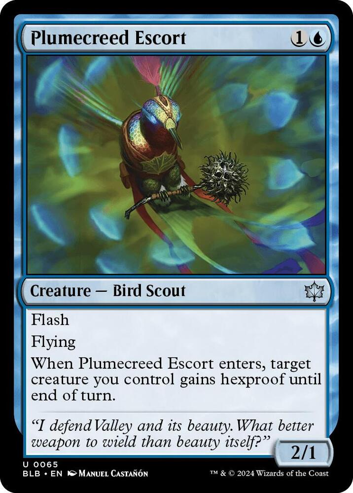 Plumecreed Escort [Bloomburrow] 65
