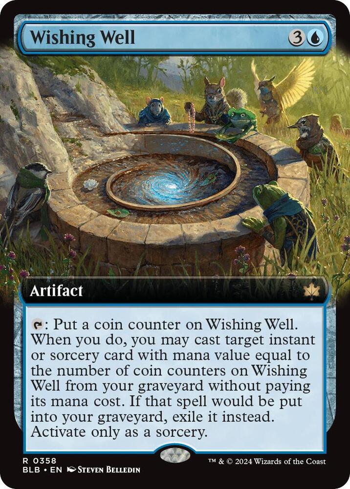 Wishing Well (Extended Art) [Bloomburrow] 358