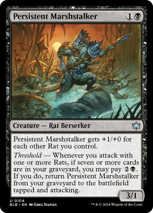 Persistent Marshstalker [Bloomburrow] 104
