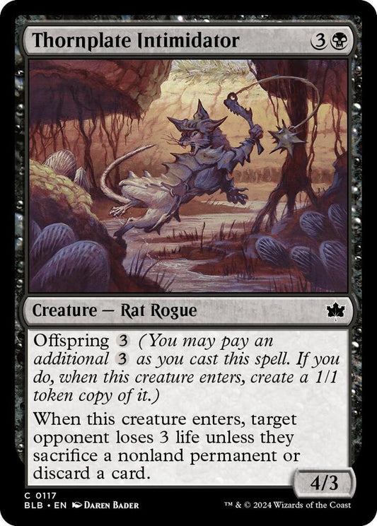 Thornplate Intimidator [Bloomburrow] 117
