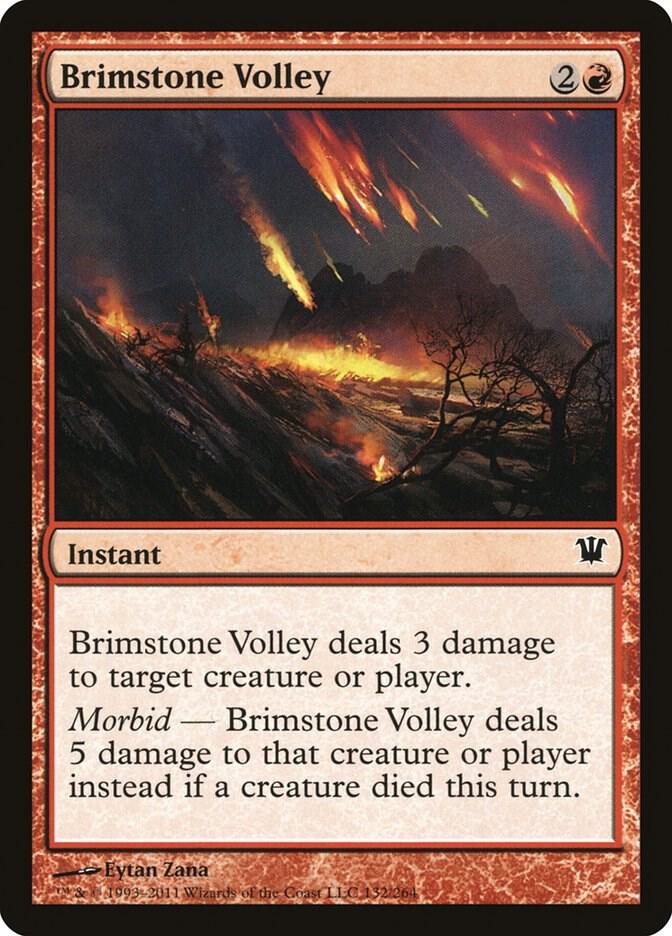 Brimstone Volley [Innistrad] 132
