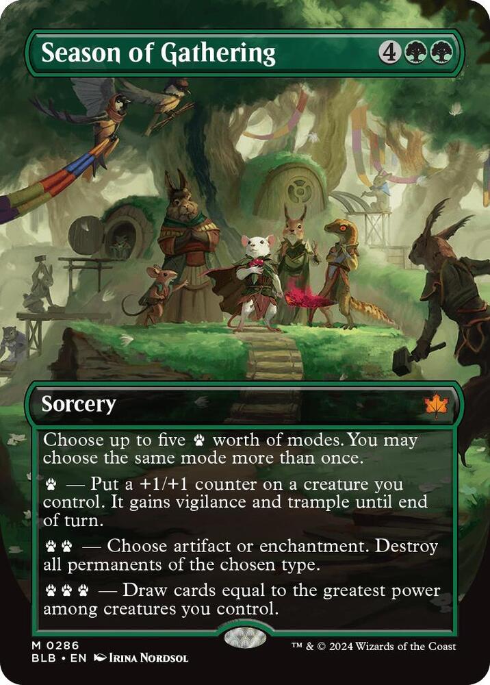 Season of Gathering (Borderless) [Bloomburrow] 286