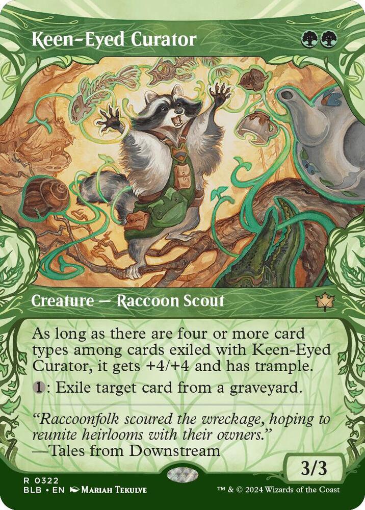 Keen-Eyed Curator (Showcase) [Bloomburrow] 322