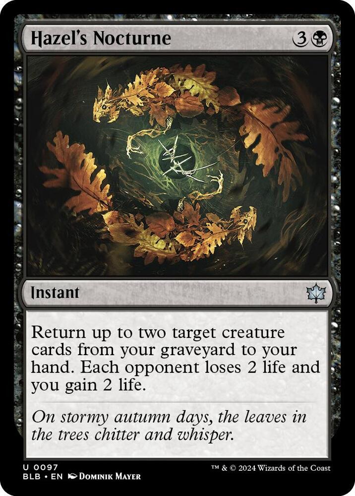 Hazel's Nocturne [Bloomburrow] 97