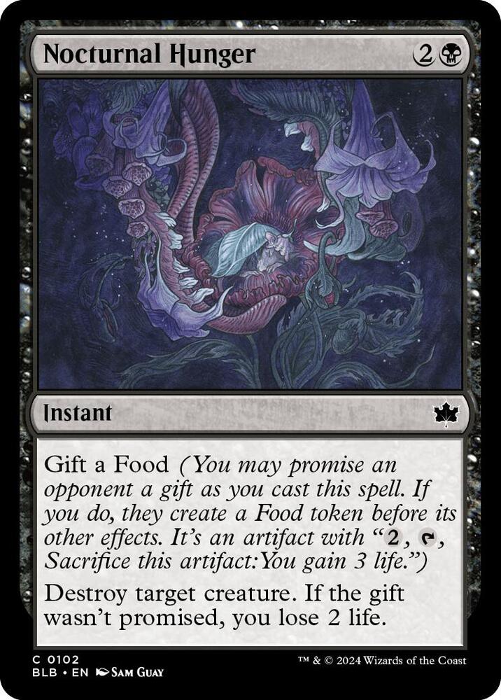 Nocturnal Hunger [Bloomburrow] 102