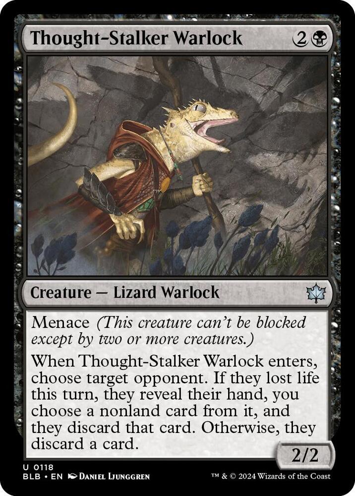 Thought-Stalker Warlock [Bloomburrow] 118