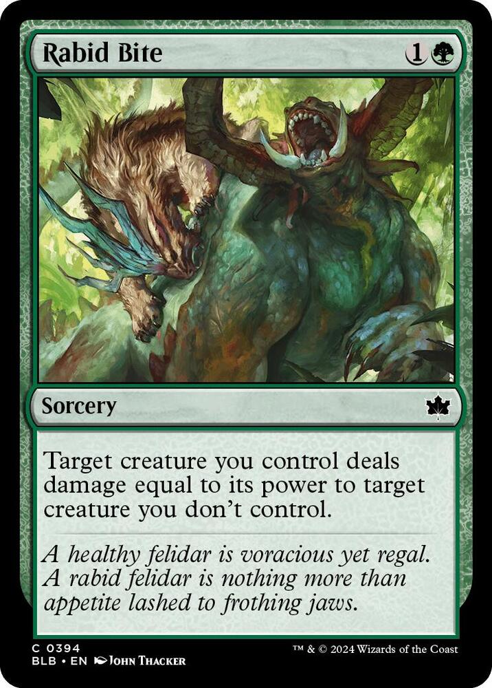 Rabid Bite [Bloomburrow] 394