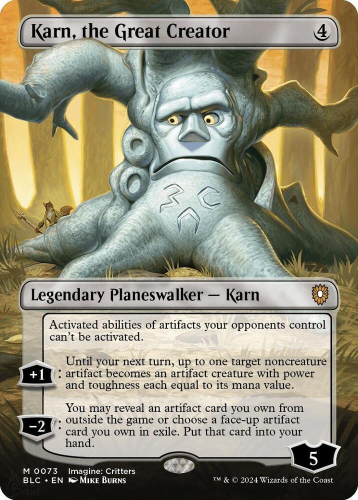 Karn, the Great Creator (Borderless) [Commander: Bloomburrow] 73