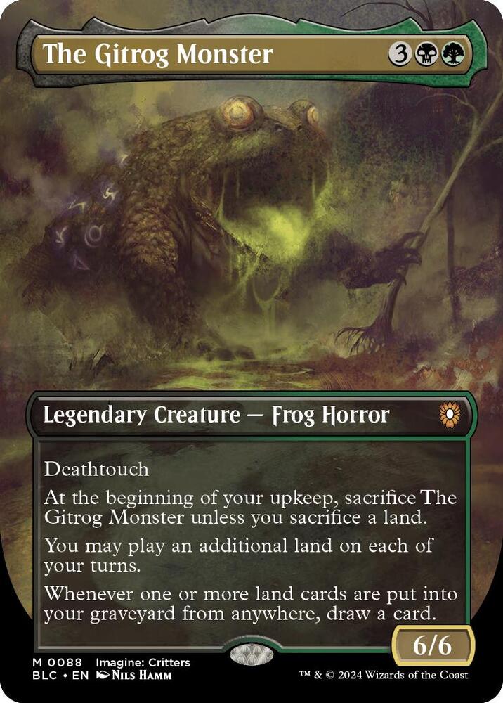 The Gitrog Monster (Borderless) [Commander: Bloomburrow] 88