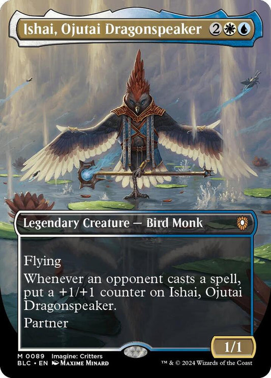 Ishai, Ojutai Dragonspeaker (Borderless) [Commander: Bloomburrow] 89