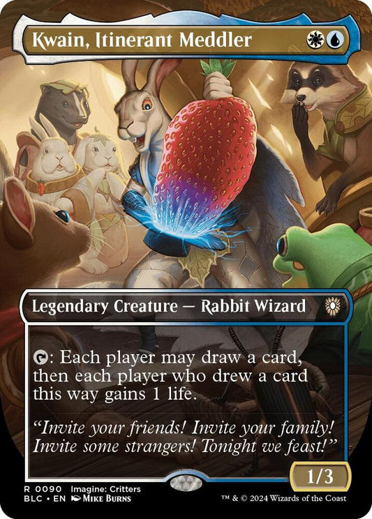 Kwain, Itinerant Meddler (Borderless) [Commander: Bloomburrow] 90