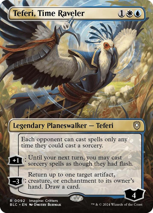Teferi, Time Raveler (Borderless) [Commander: Bloomburrow] 92