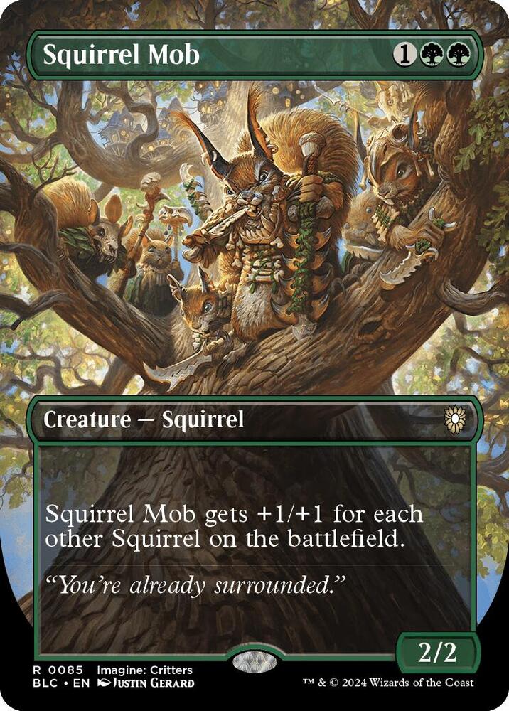 Squirrel Mob (Borderless) [Commander: Bloomburrow] 85
