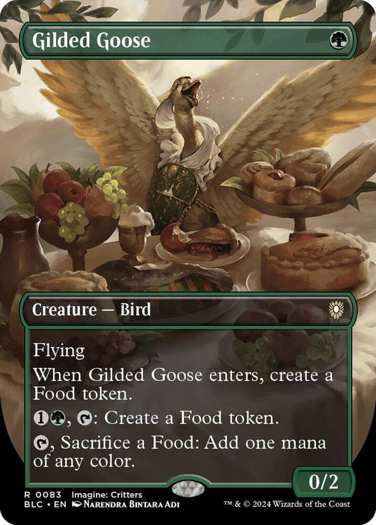 Gilded Goose (Borderless) [Commander: Bloomburrow] 83
