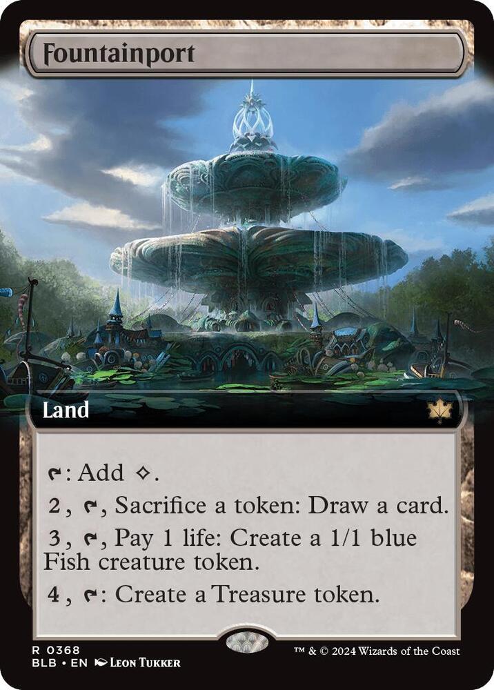 Fountainport (Extended Art) [Bloomburrow] 368