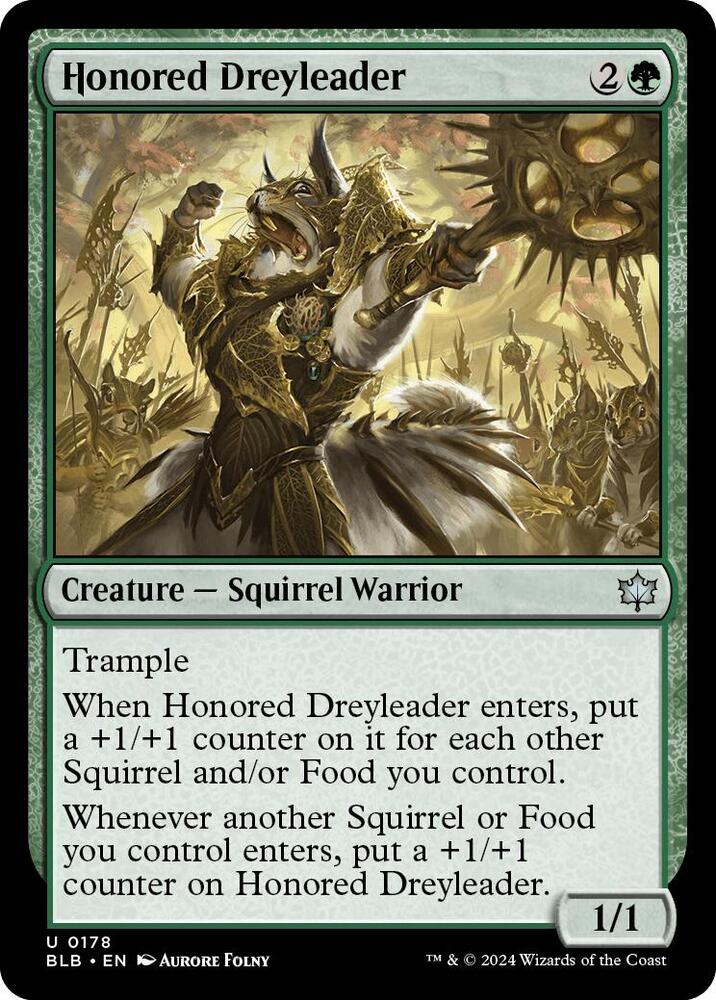Honored Dreyleader [Bloomburrow] 178