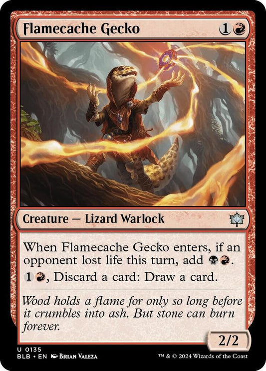 Flamecache Gecko [Bloomburrow] 135